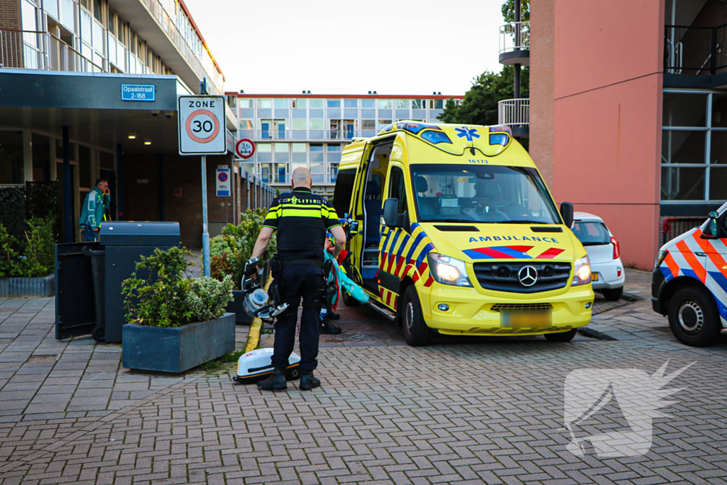 Twee gewonden bij incident in flatwoning