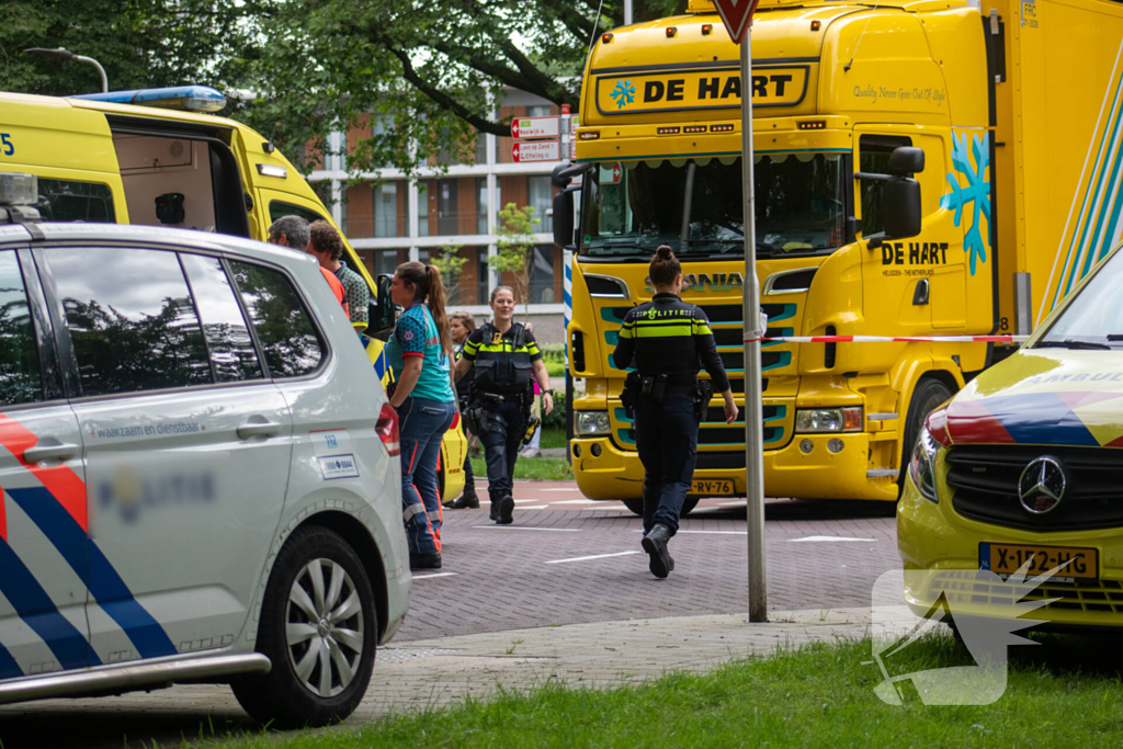 Traumahelikopter landt voor fietser bij berucht fietspad