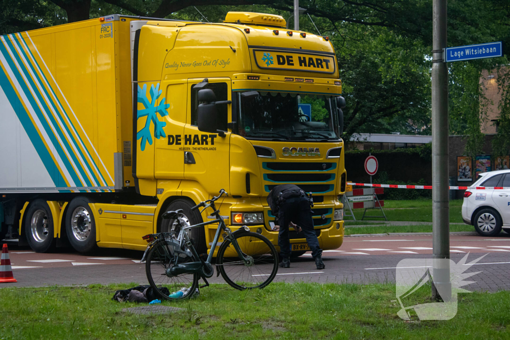 Traumahelikopter landt voor fietser bij berucht fietspad