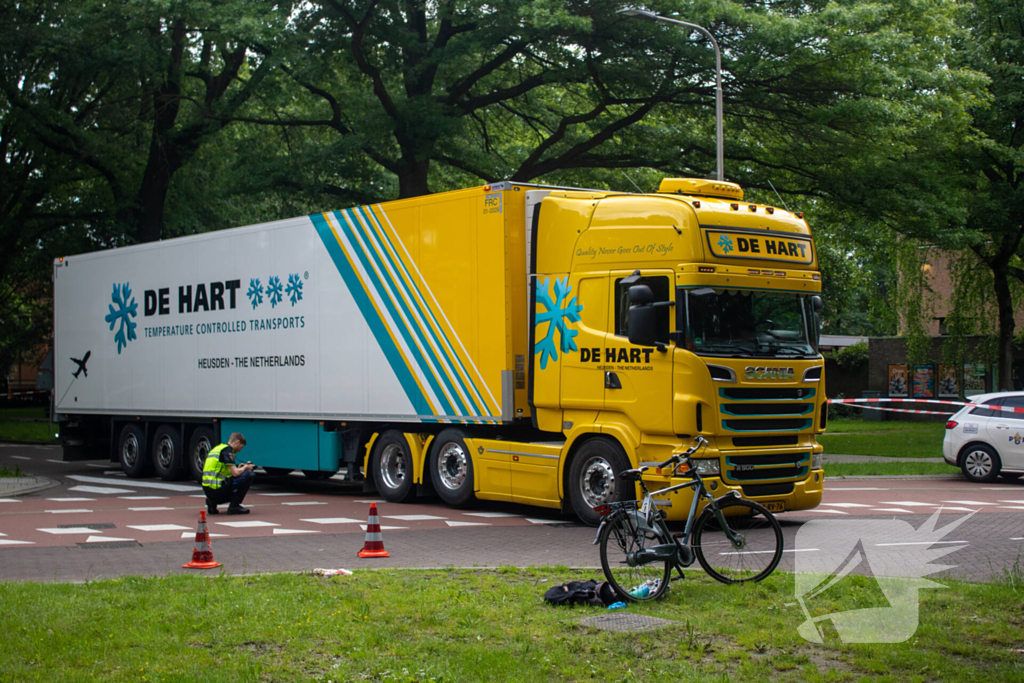 Traumahelikopter landt voor fietser bij berucht fietspad