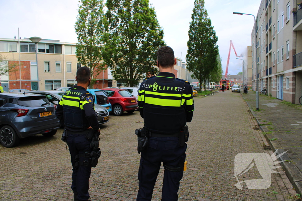 Personen gered bij gasbrand in portiekflat