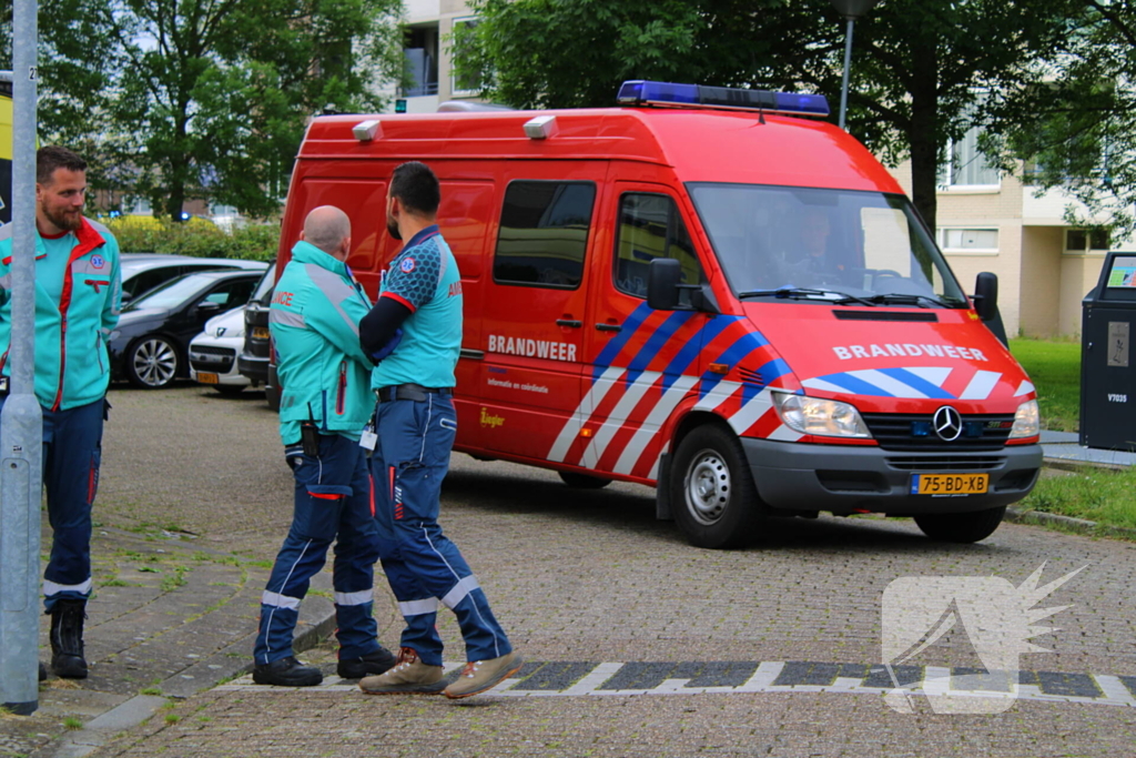 Personen gered bij gasbrand in portiekflat