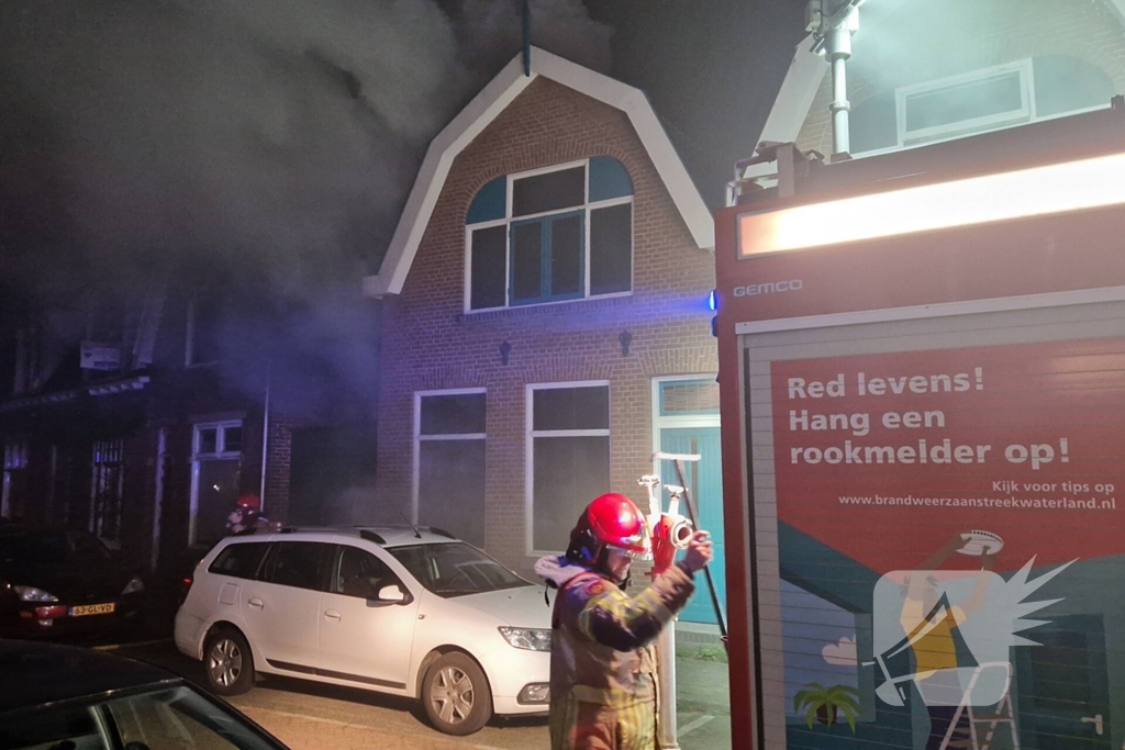 Woningen ontruimd door brand