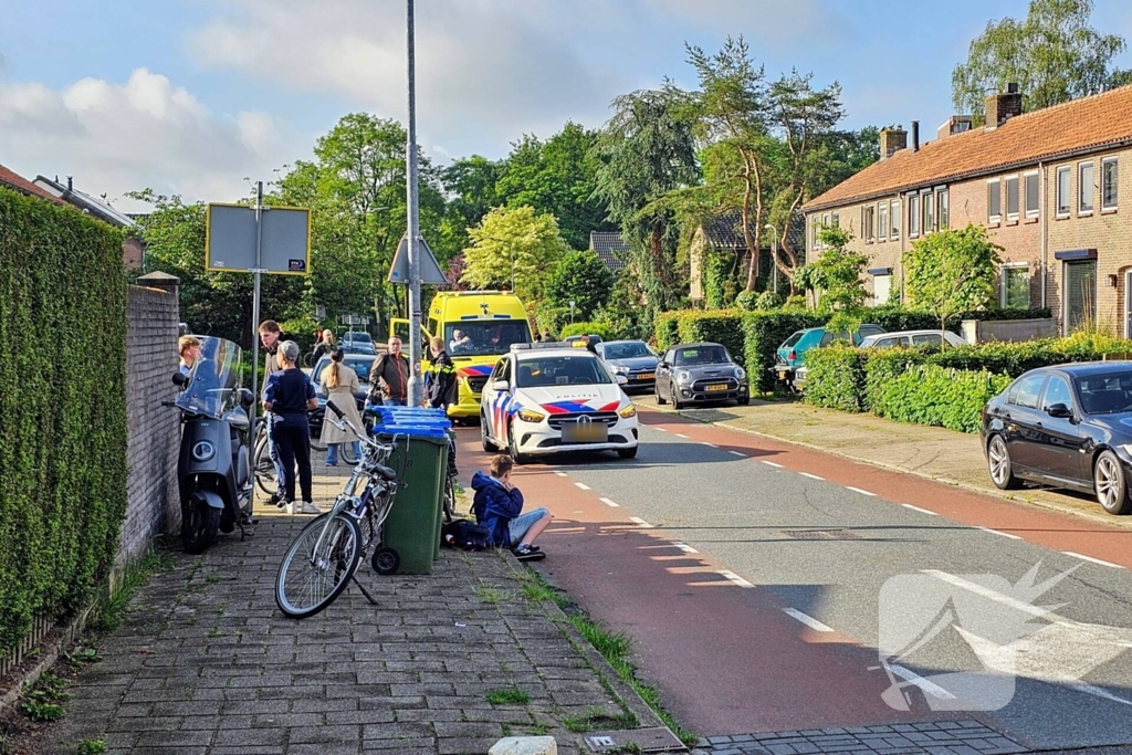 Fietsers komt ten val na uitwijkmanoeuvre