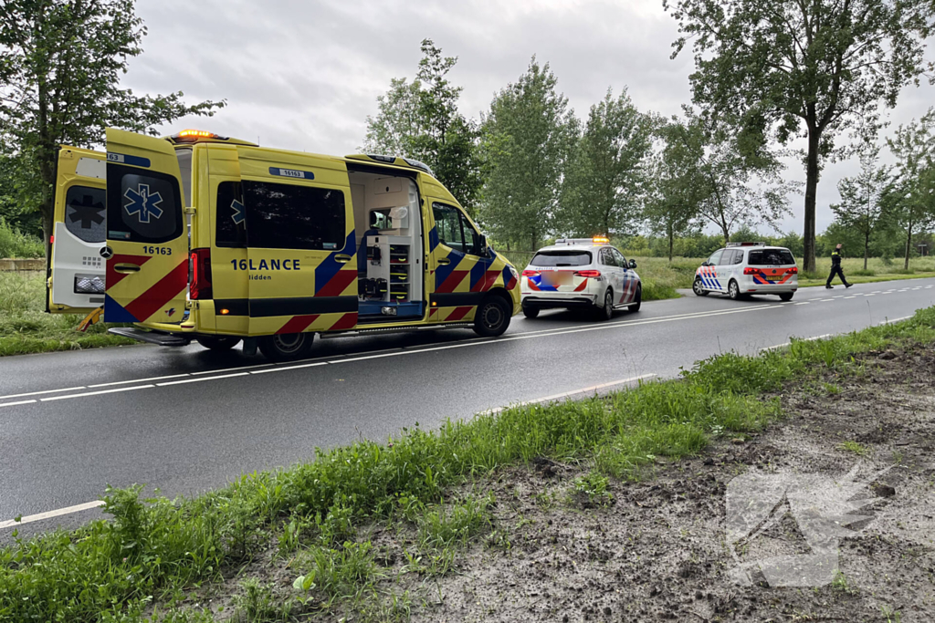 Bestuurster gewond bij botsing tegen boom