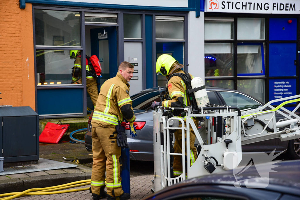 Persoon gered bij uitslaande brand