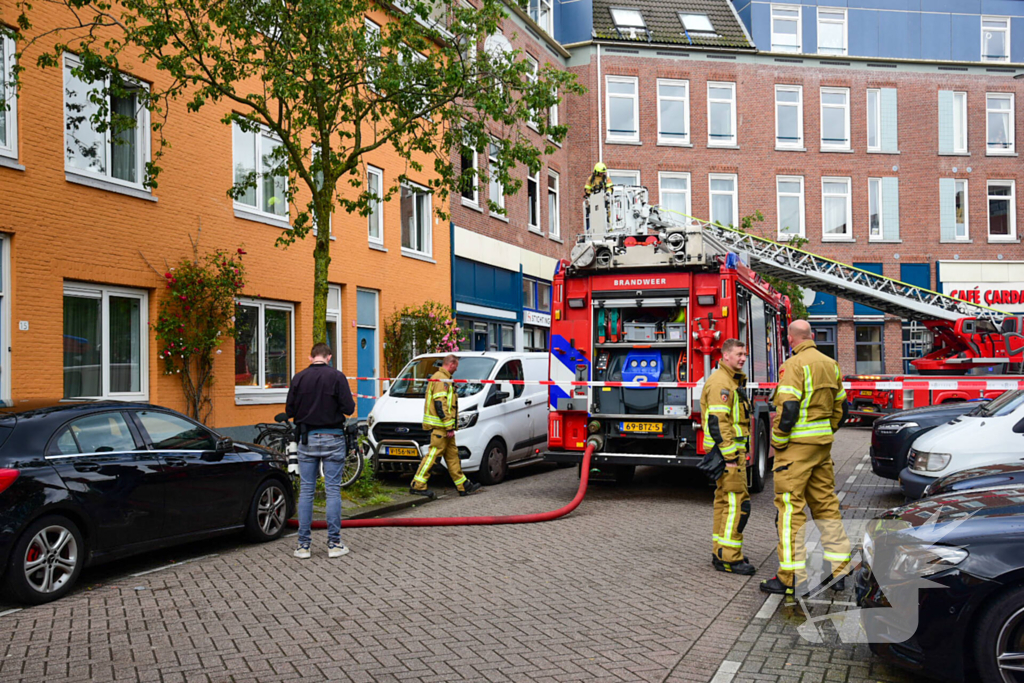 Persoon gered bij uitslaande brand