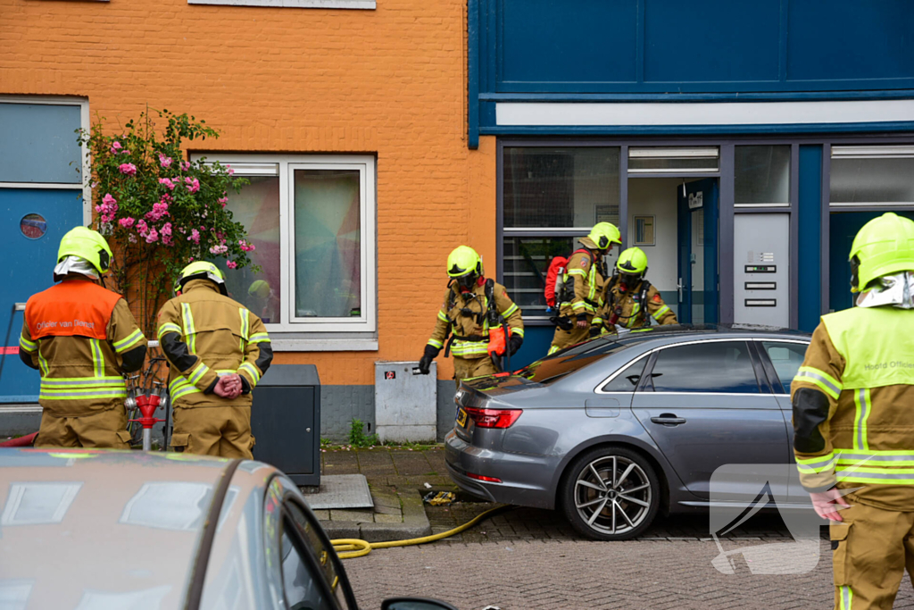 Persoon gered bij uitslaande brand