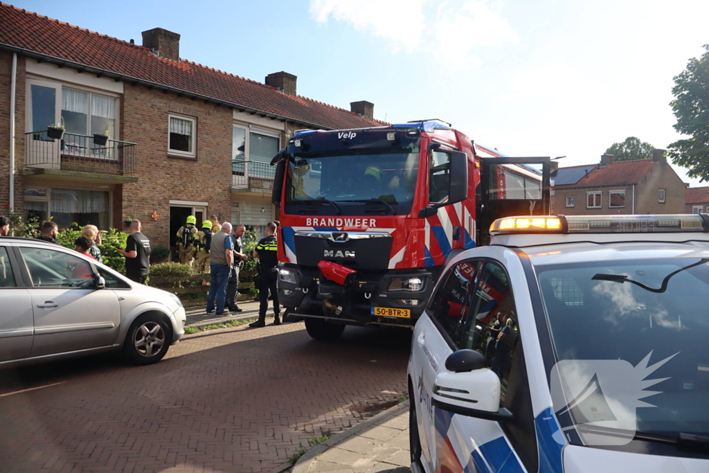 Brandweer aanwezig vanwege vergeten pan op vuur