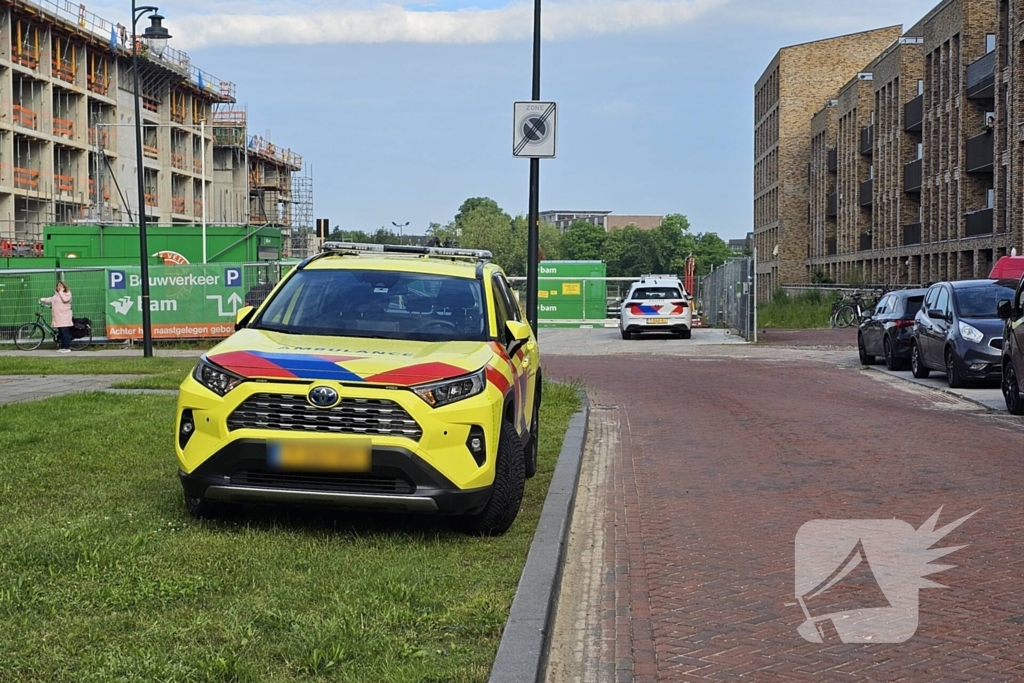 Traumahelikopter voor reanimatie in woning