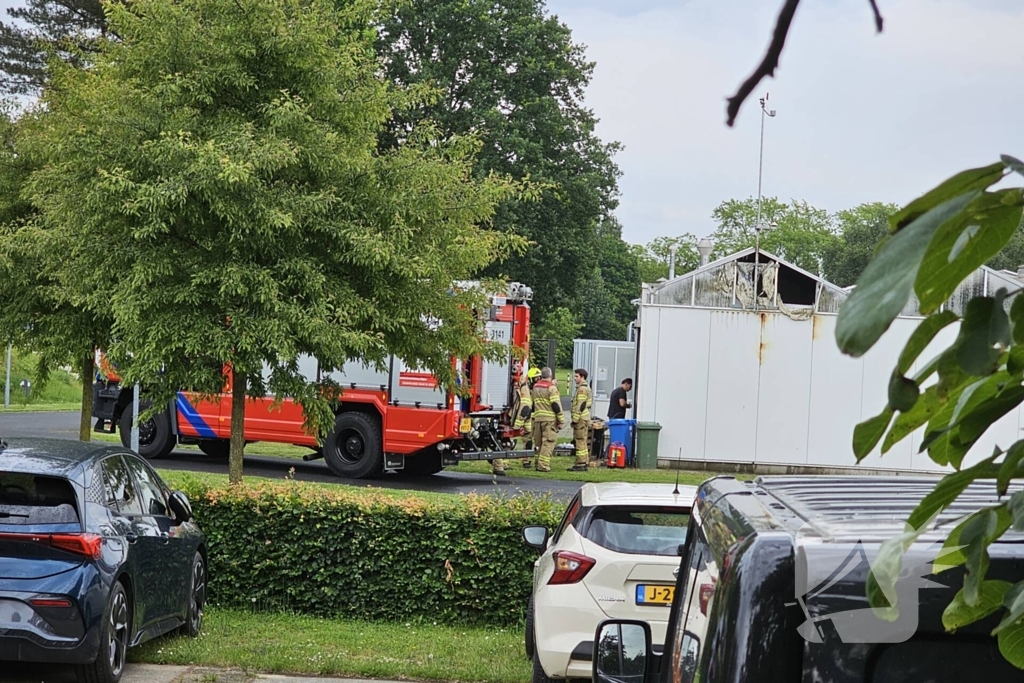 Brand in technische ruimte snel onder controle