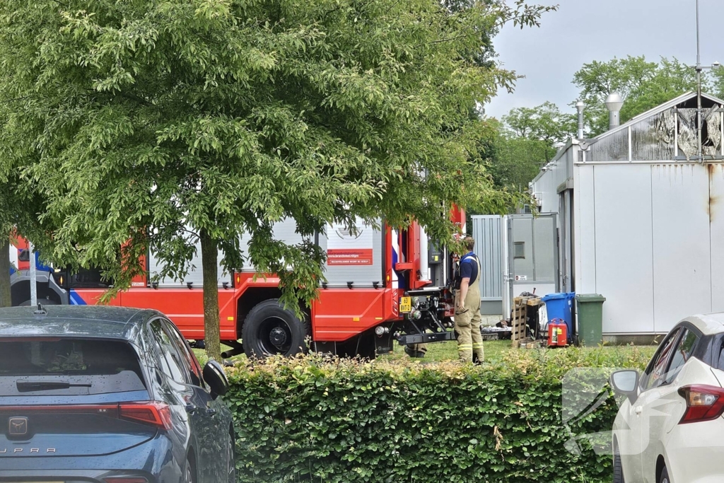 Brand in technische ruimte snel onder controle