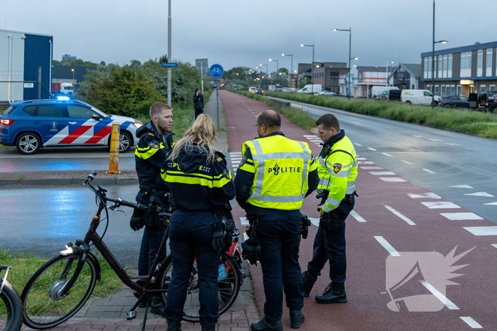 Opzittenden fatbike gewond bij botsing met auto