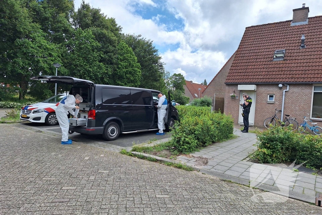 Forensisch onderzoek naar overlijden in woning