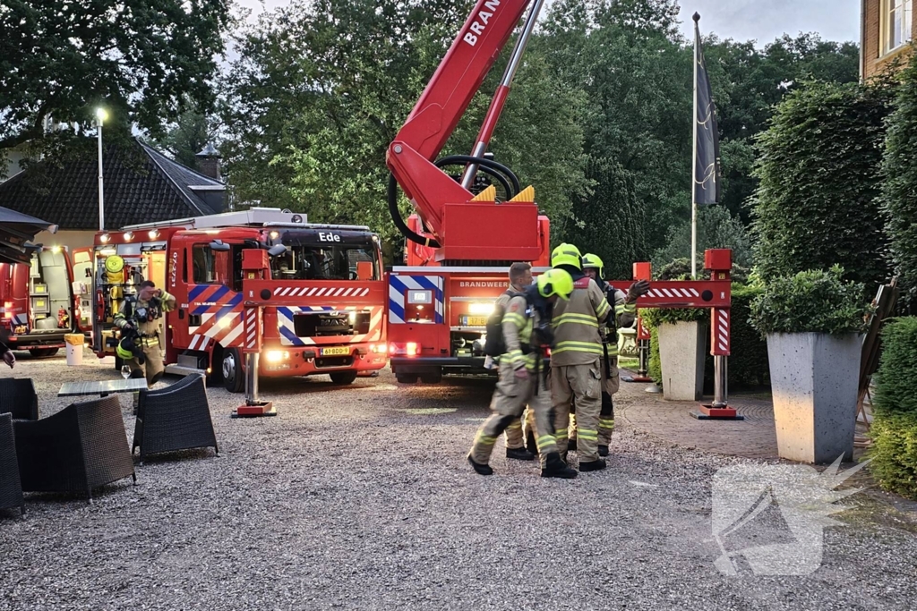 Brand tijdens bruiloft in Kasteel Hoekelum