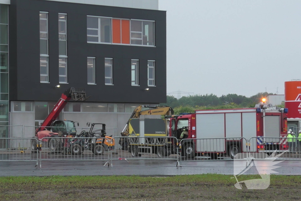 Bedrijfshal ontruimd vanwege ammoniak lucht