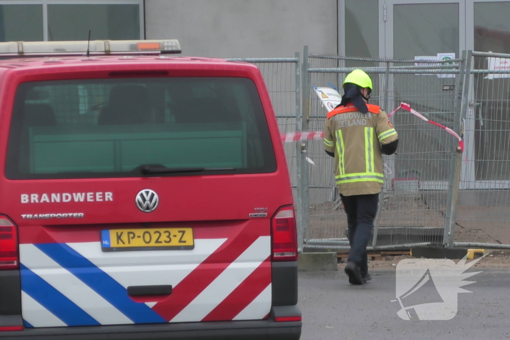 Bedrijfshal ontruimd vanwege ammoniak lucht