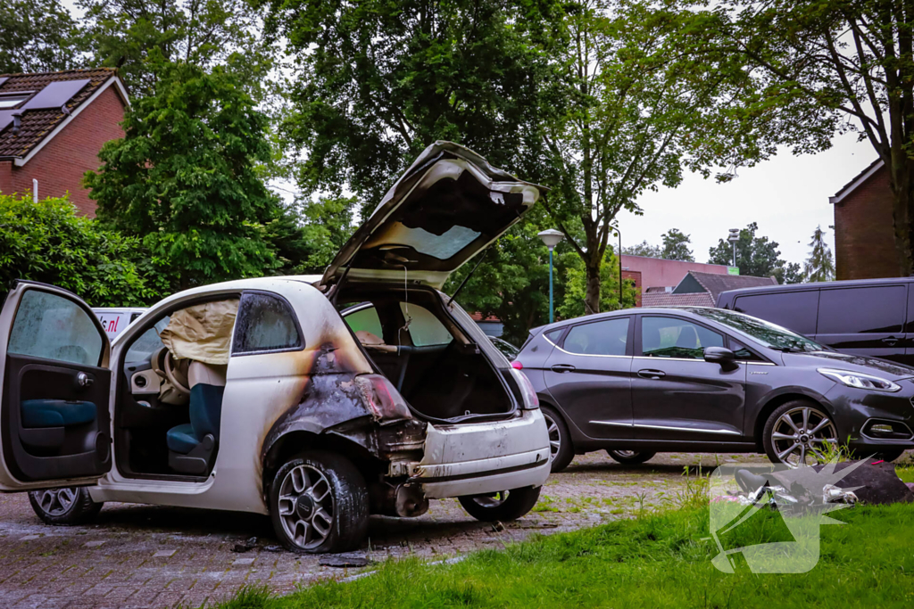 Forensische opsporing Doet onderzoek naar autobrand