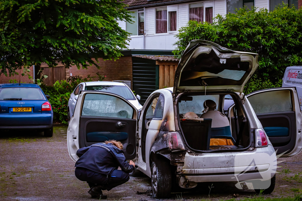 Forensische opsporing Doet onderzoek naar autobrand