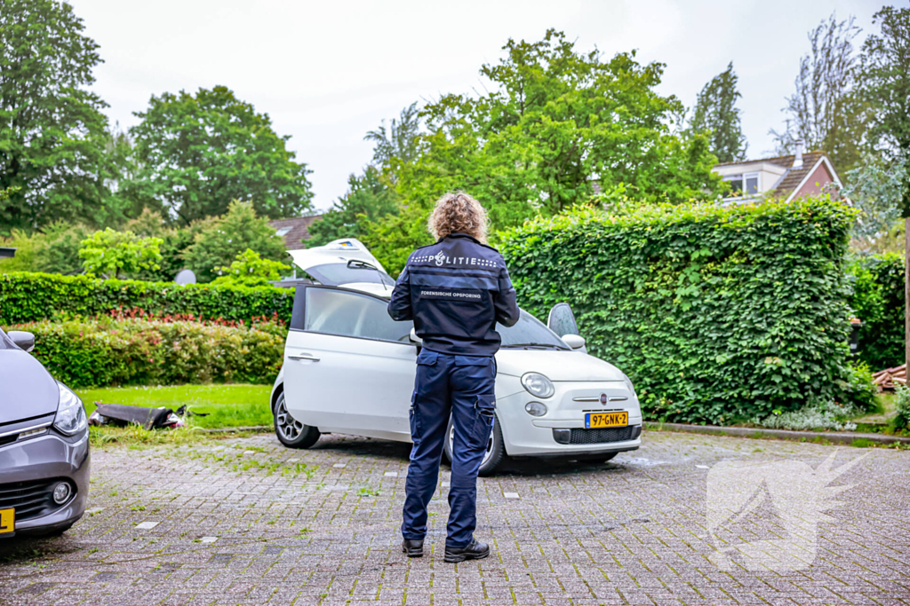 Forensische opsporing Doet onderzoek naar autobrand