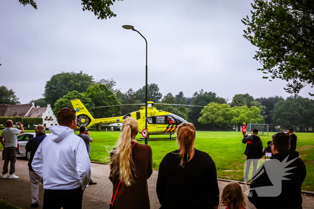 Veel bekijks bij inzet traumahelikopter