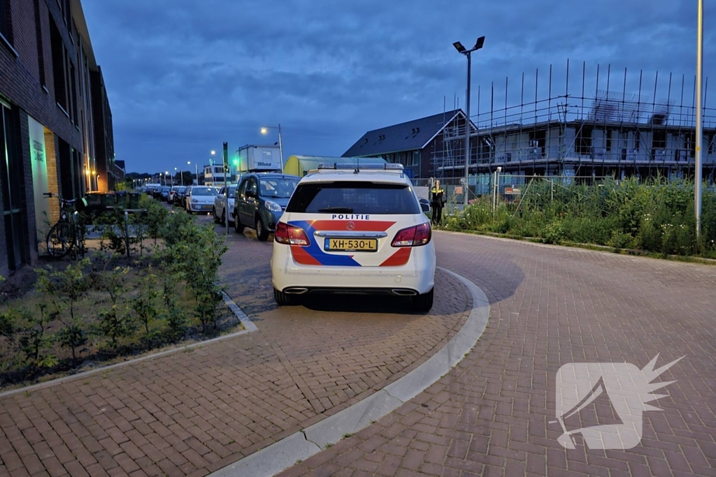 Speurhond ingezet na luid alarm op bouwterrein