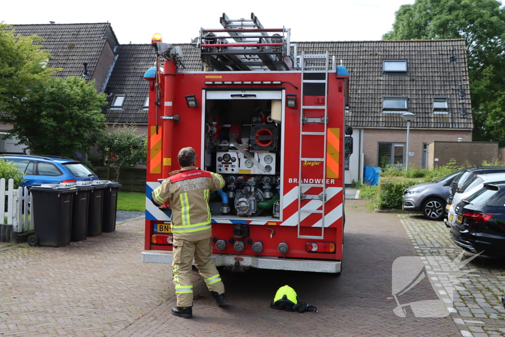 Gaslek in kruipruimte van woning