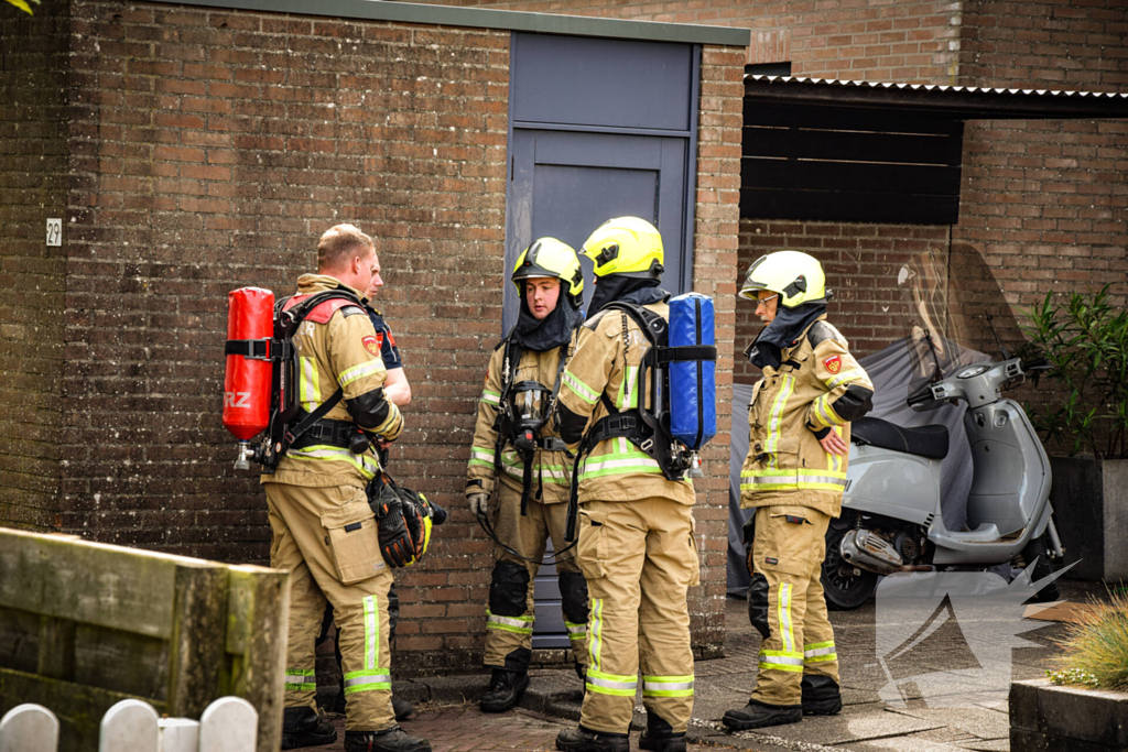 Gaslek in kruipruimte van woning