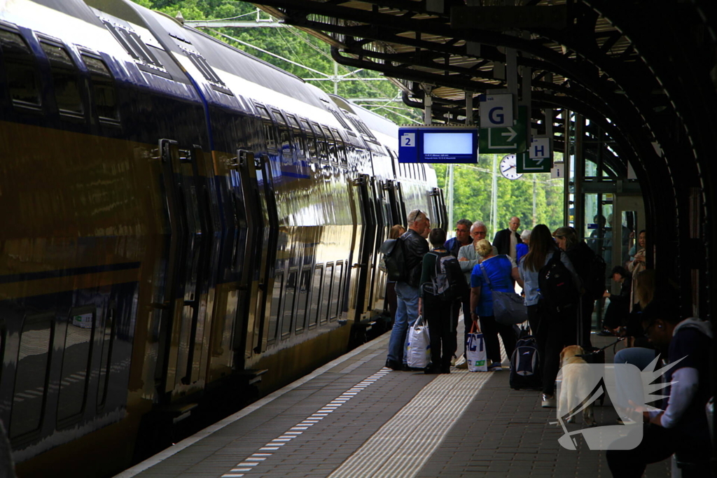 Vertraging door aanrijding op spoor