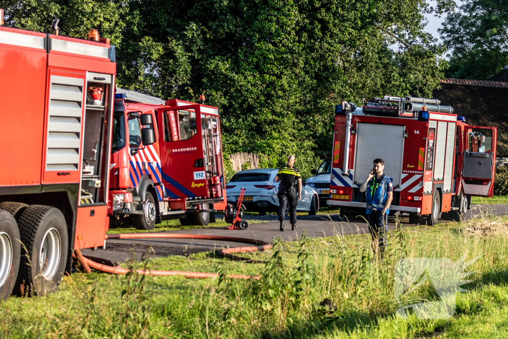 Veel schade na brand in schuur