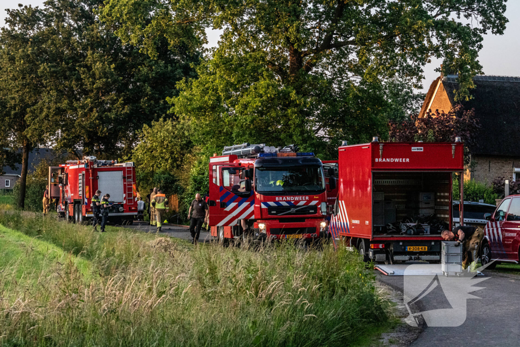 Veel schade na brand in schuur