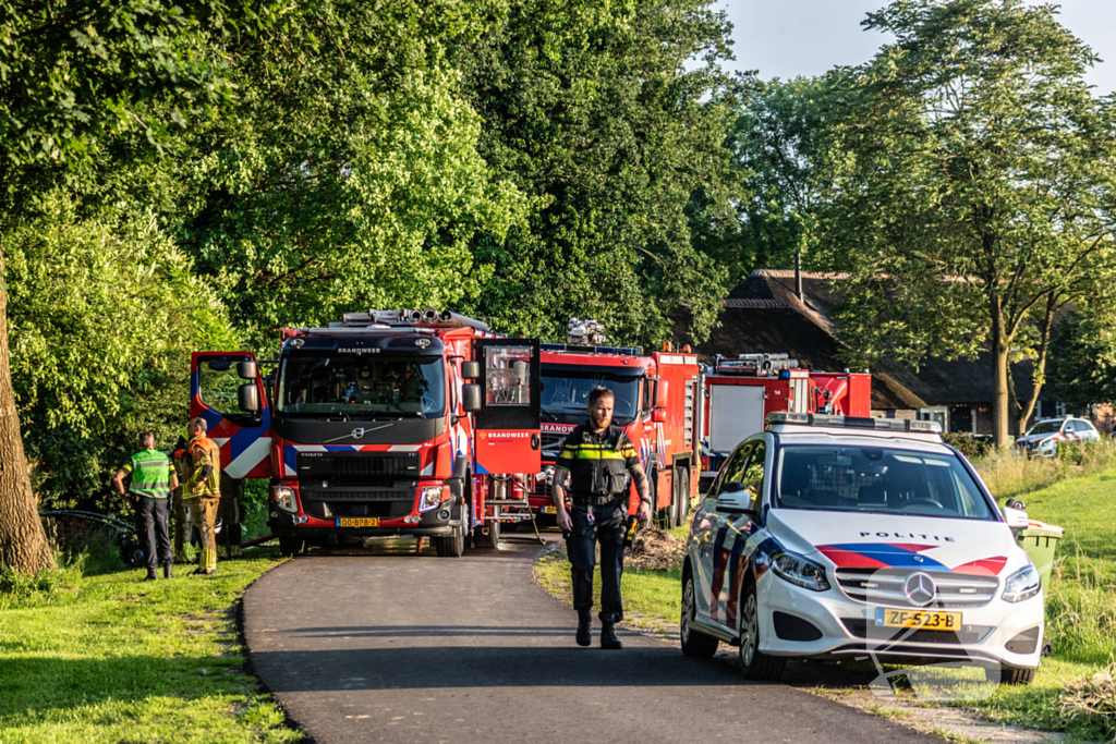 Veel schade na brand in schuur