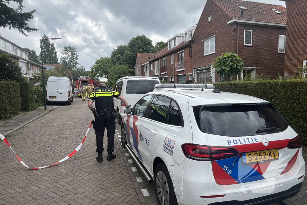 Straat afgezet vanwege gaslekkage