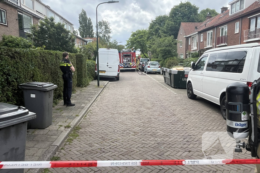 Straat afgezet vanwege gaslekkage