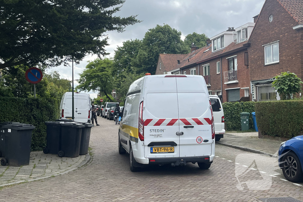 Straat afgezet vanwege gaslekkage