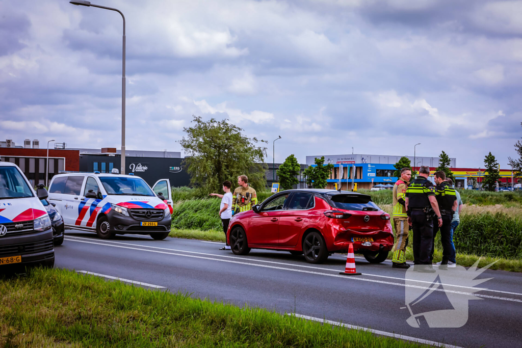 Provincialeweg deels dicht door aanrijding