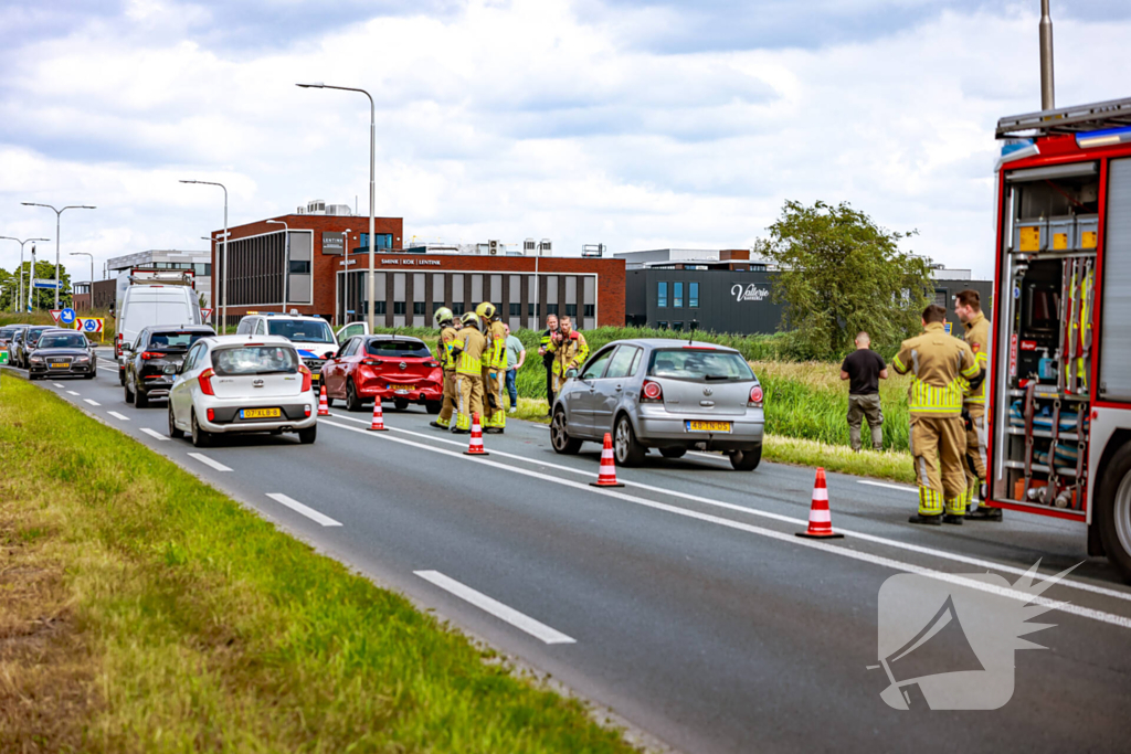 Provincialeweg deels dicht door aanrijding