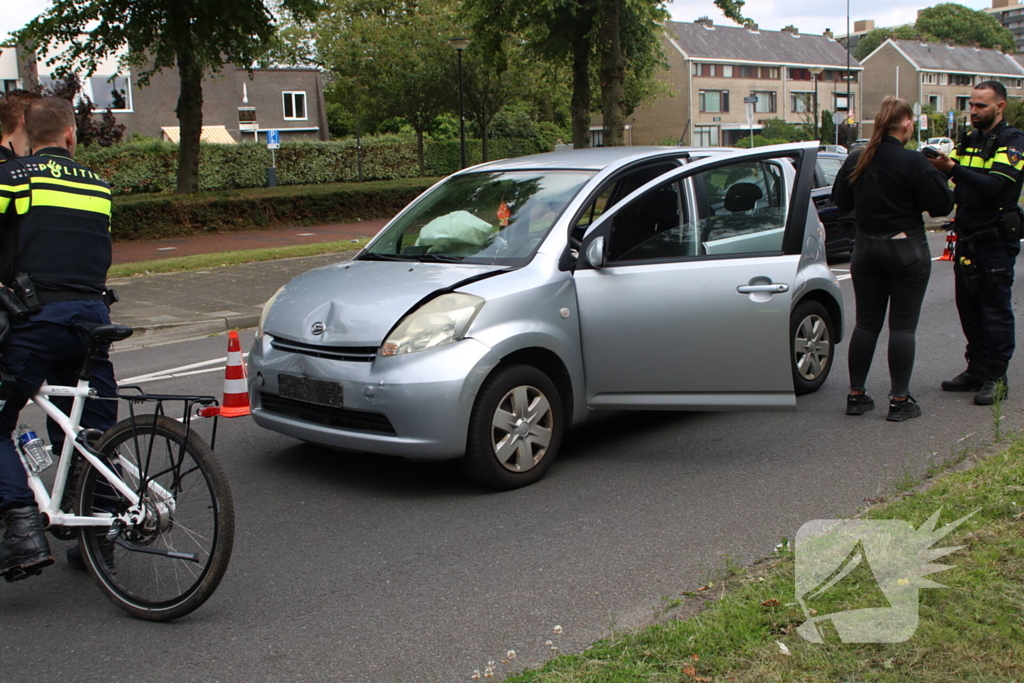 Automobiliste gewond bij kop-staartbotsing