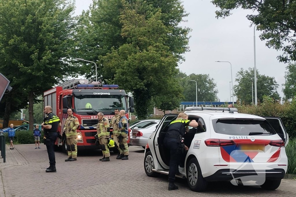 Brandweer assisteert politie bij inzet in woning