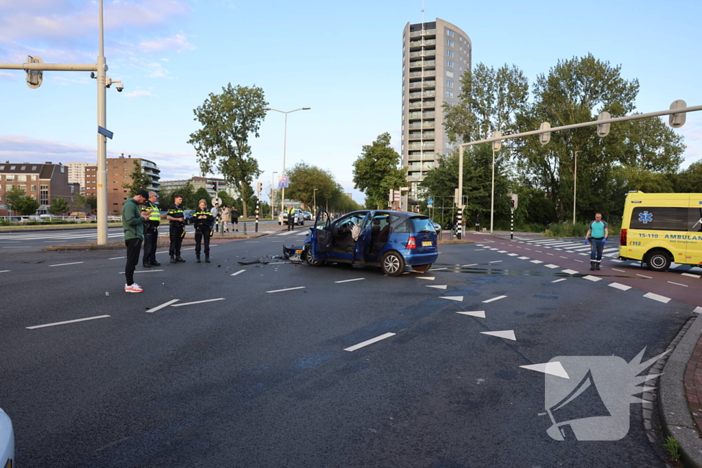 Forse schade bij botsing meerdere voertuigen