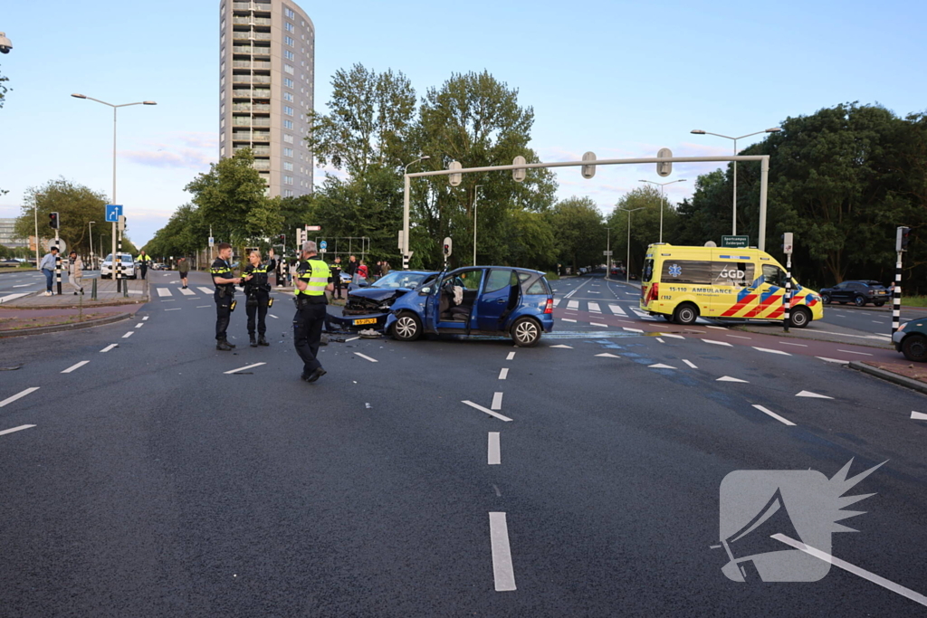 Forse schade bij botsing meerdere voertuigen