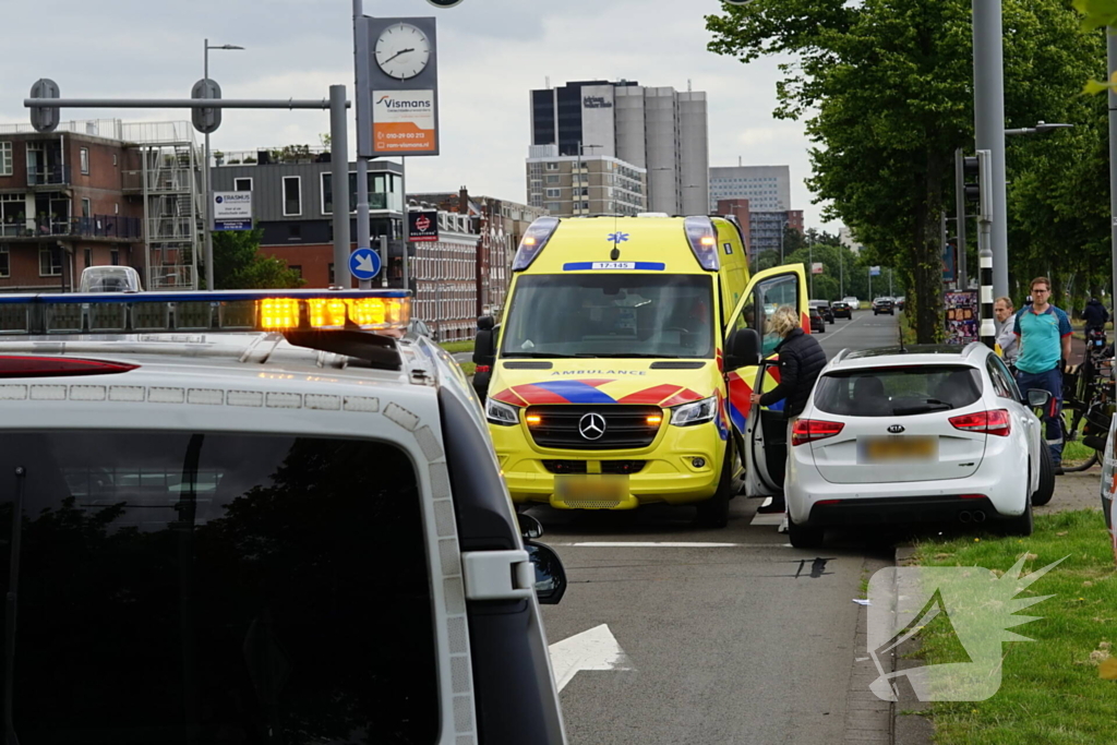 Scooterrijder gewond bij aanrijding met automobilist