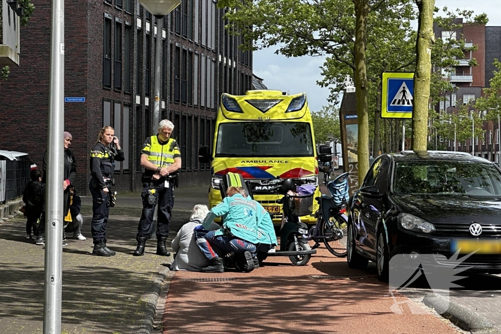 Vrouw in scootmobiel gewond geraakt bij ongeval