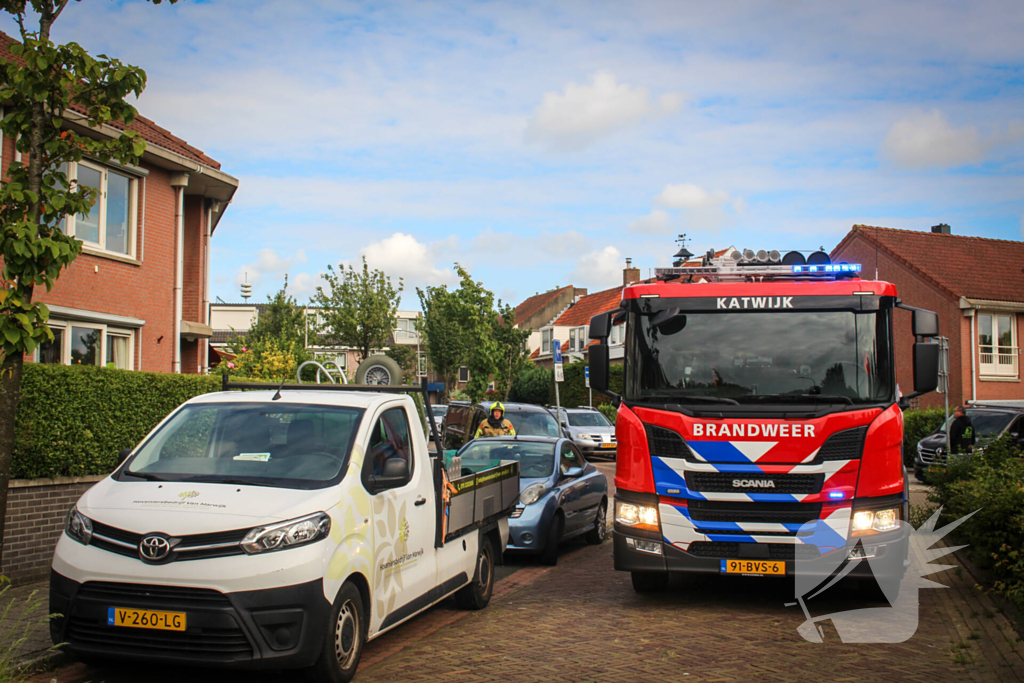 Brandweer ventileert woning na vergeten pannetje op het vuur