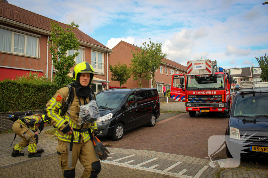 Brandweer ventileert woning na vergeten pannetje op het vuur