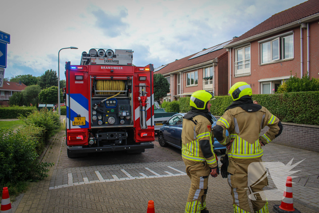 Brandweer ventileert woning na vergeten pannetje op het vuur