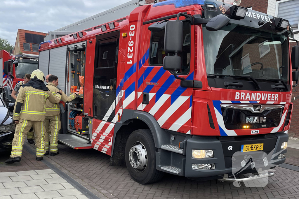 Woning geventileerd na brand