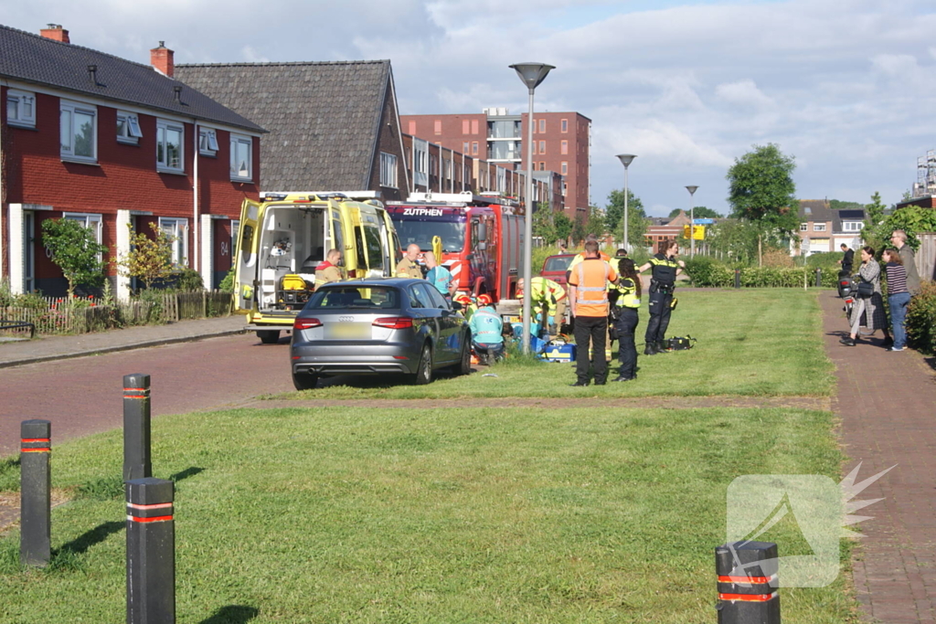 Gewonde na ongeval met remote controlled grasmaaier