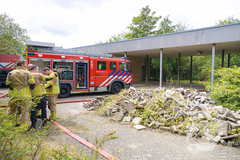 Grote brand uitgebroken in leegstaand