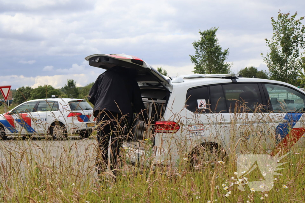 Bestuurder negeert stopteken en wordt tot stilstand gedwongen